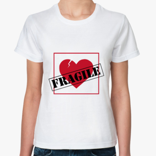 Классическая футболка Fragile