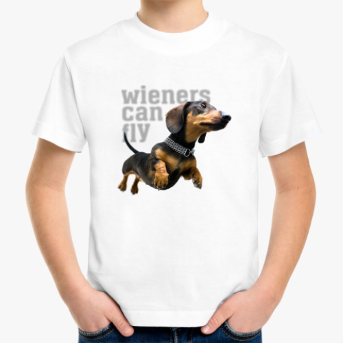 Детская футболка Wieners Can Fly