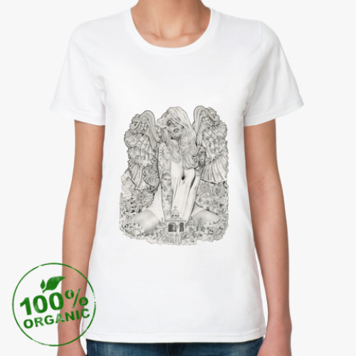 Женская футболка из органик-хлопка Money Angel