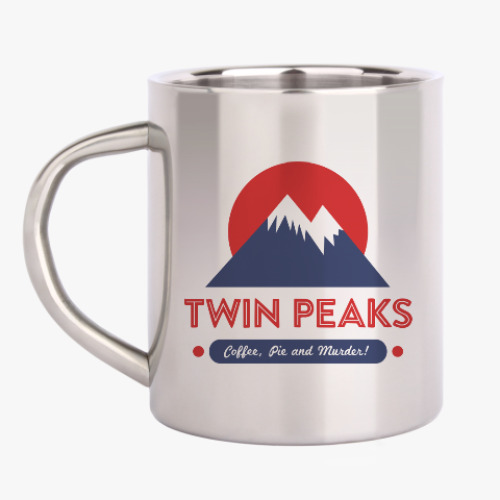 Кружка металлическая Твин Пикс Twin Peaks