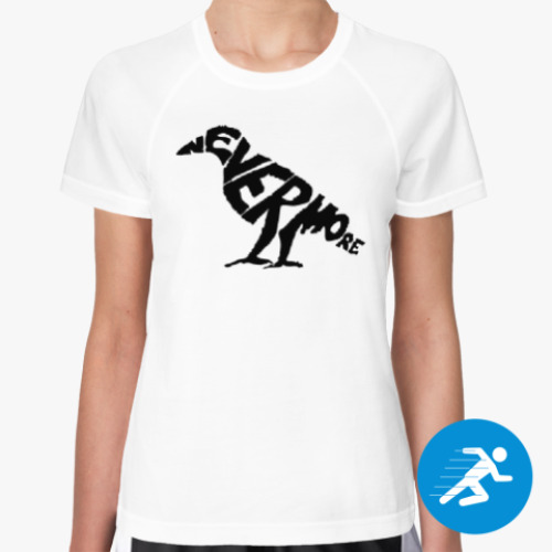 Женская спортивная футболка Nevermore