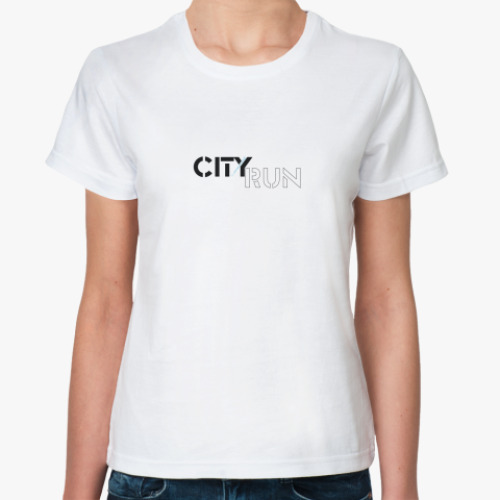 Классическая футболка City run