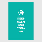 Keep calm and yoga on