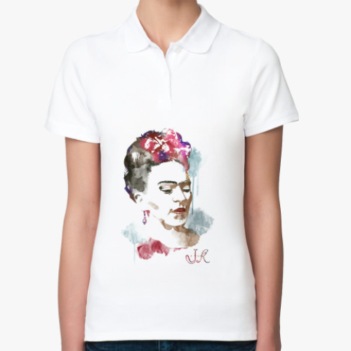 Женская рубашка поло Фрида Кало - художница