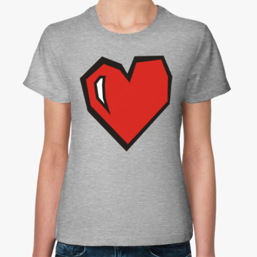 Женская футболка Heart