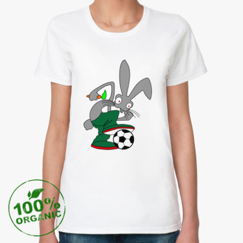 Женская футболка из органик-хлопка Rabbit