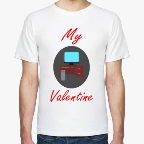 Футболка PC is my Valentine