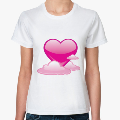 Классическая футболка Heart Clouds