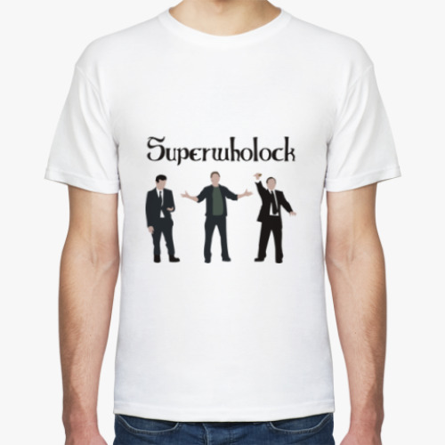 Футболка Шерлок(Sherlock),Superwholock