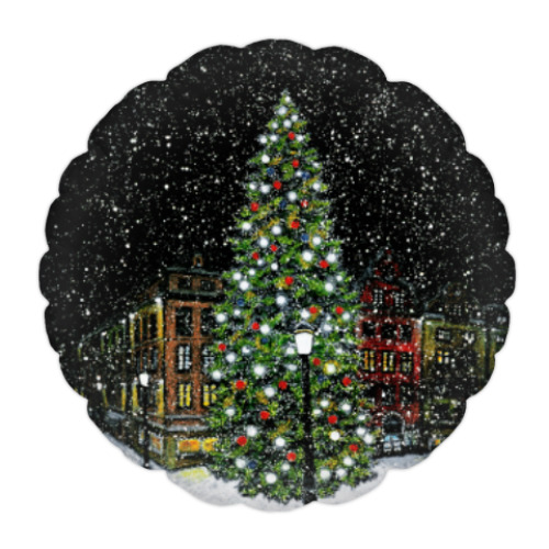 Подушка Рождественская елка