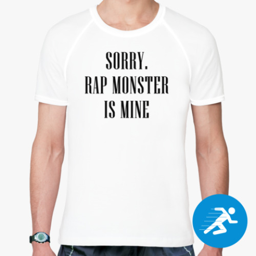 Спортивная футболка Sorry. Rap Monster is mine