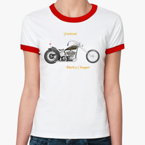 Женская футболка Ringer-T Harley Devidson