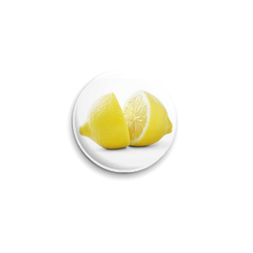 Значок 25мм Лимонные дольки