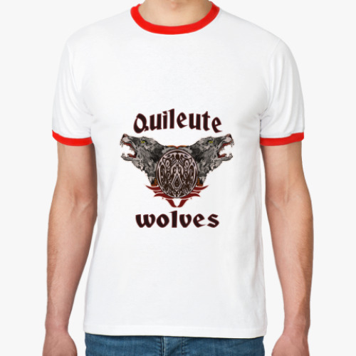 Футболка Ringer-T Quileute wolves