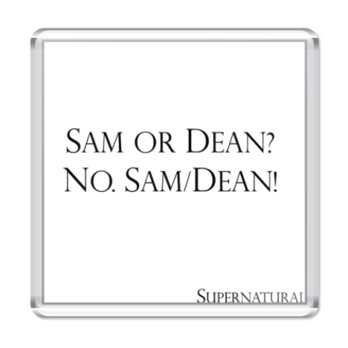 Магнит  Sam/Dean