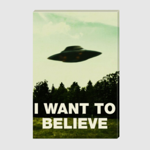 Холст I want to believe