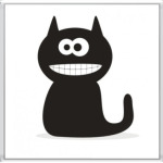  Black Cat Smile