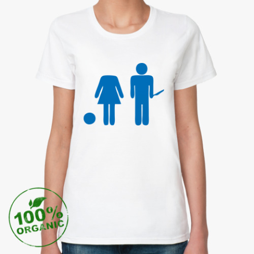 Женская футболка из органик-хлопка  Strange Love