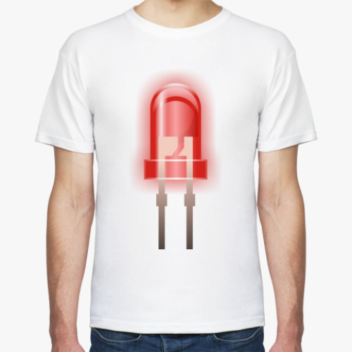 Футболка Red LED