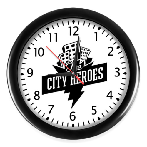 Настенные часы TheCityHeroes |  Городские Герои