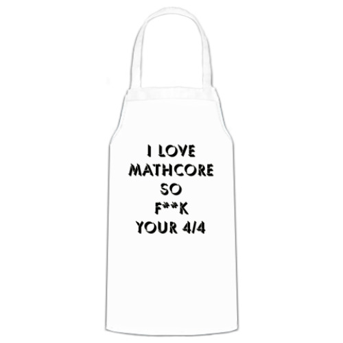 Фартук I Love Mathcore