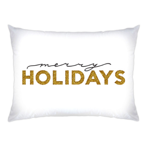 Подушка Merry holidays