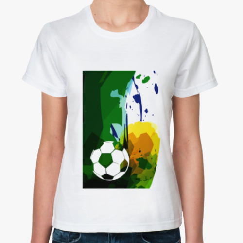 Классическая футболка Футбол арт