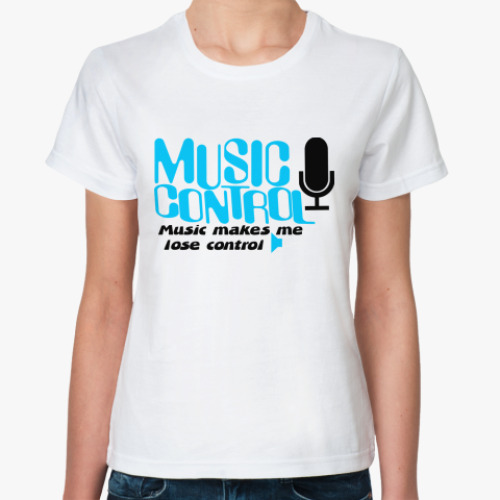 Классическая футболка Music control