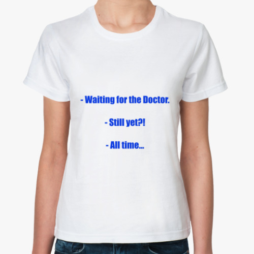 Классическая футболка Doctor Who