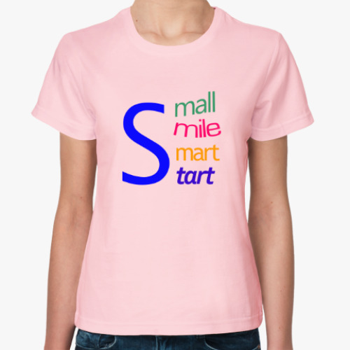 Женская футболка Smart Start