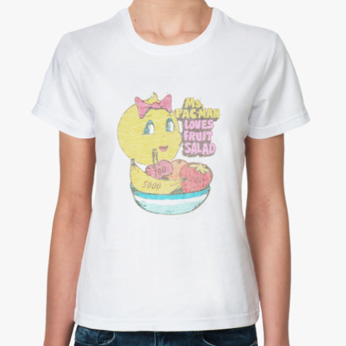 Классическая футболка Ms. Pac-Man