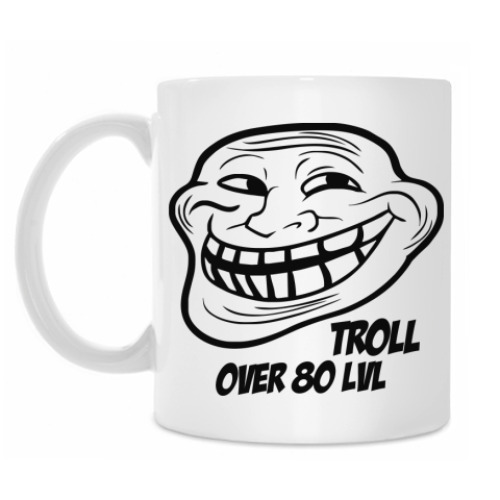 Кружка troll over 80