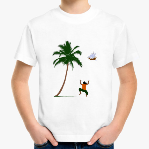 Детская футболка Остров